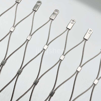 SS304 & 316 High Strength Stainless Steel Wire Rope Mesh for Goods photo-2