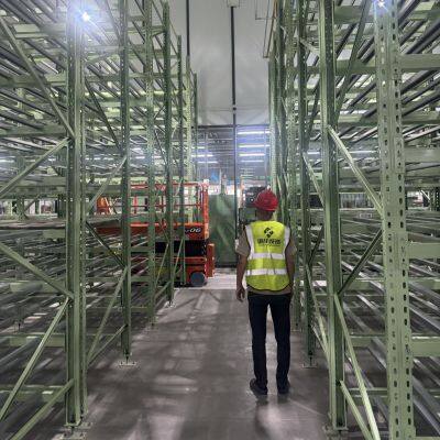 Industrial-Grade Steel Racks for Automated Warehouse and Robot Applications