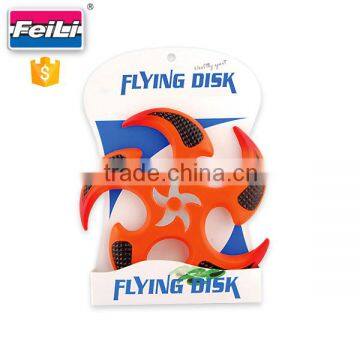 hot selling indoor and outdoor toys 10'' PU fan-frisbee kids flying disc