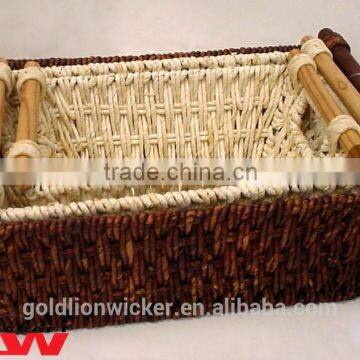 make corn husk basket, black corn leaf basket wholesale