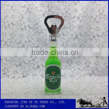 Logo Custom Stainless Steel Green Beer Bottle Opener