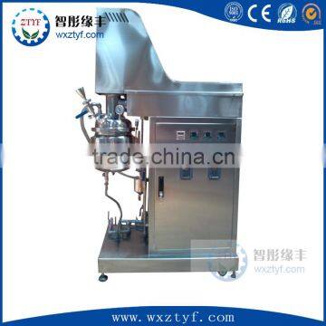electrical heating mayonnaise vacuum emulsifying mixer machine