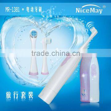 battery operated electric soft bristle adult toothbrush MR-1381