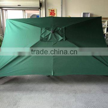 Square Large patio Umbrella with hunter green color