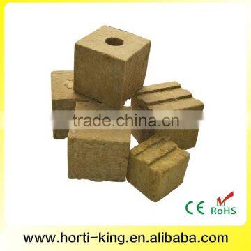 Agricultural rock wool cubes