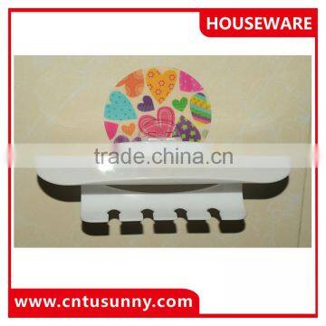 adhesive reusable plastic toothbrush holder in good quality