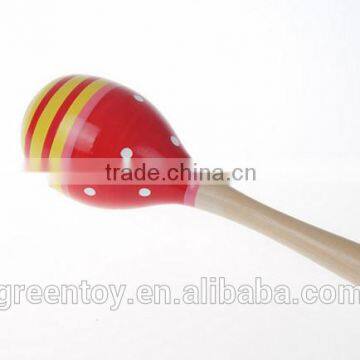 small maracas musical toy kids wooden toy