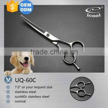 ICOOL UQ-60C professional classic curved pet scissors