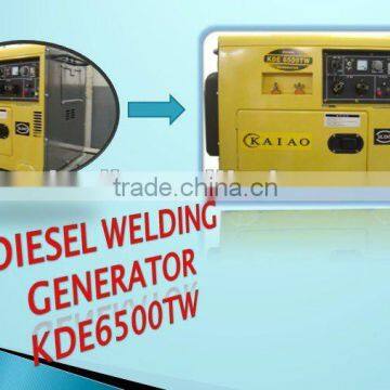 2kw Diesel Welding Generator Machine (KDE6500TW)