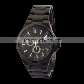 Chronography Sports Quartz Men Watches Stainless Steel Water Resistant Watch With Date Window Frame photo-2