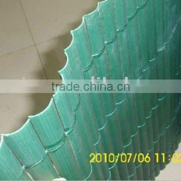 Plastic netting fence