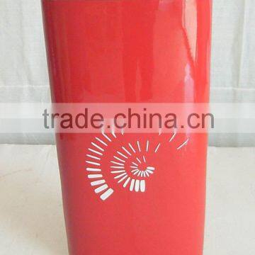 An unique design: A 21x7xh41cm beautiful Vietnam lacquer flower vase