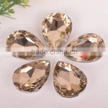 China factory wholesale glass stones, fancy crystat stone for clothing