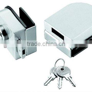 glass cabinet door lock