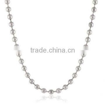 Men's Stainless Steel Beads Chain Necklace glowing necklace (MA012917)