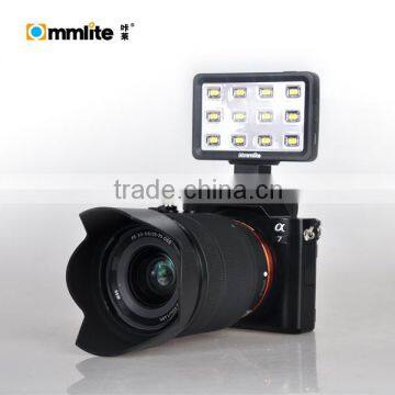 Commlite LED Video Light for Cellphone,for Pad,for DSLR,for Monopod,for Gopro cameras