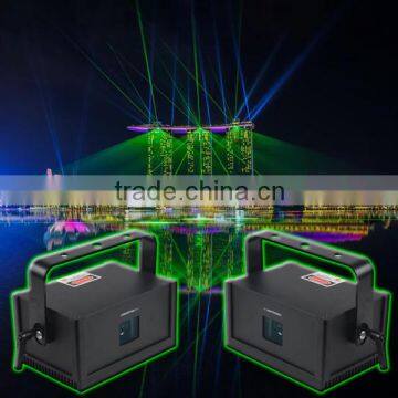 2016 new design 1watt animation stage green fireworks laser light