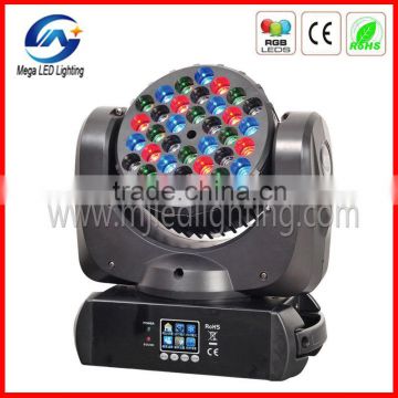 36 x 3w cree RGBW moving head LED beam lighting and sound