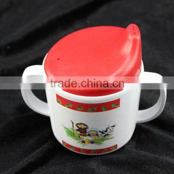 two-handled melamine cup