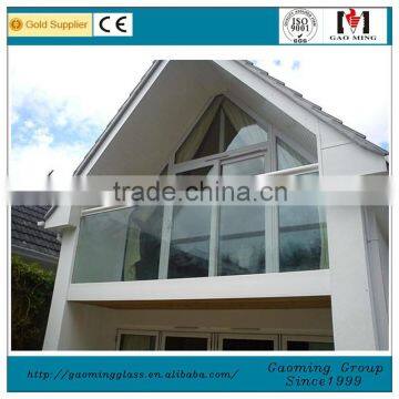 stainless steel bracket glass handrail/glass railing