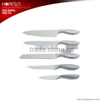 Dent hollow handle knife set in high quality