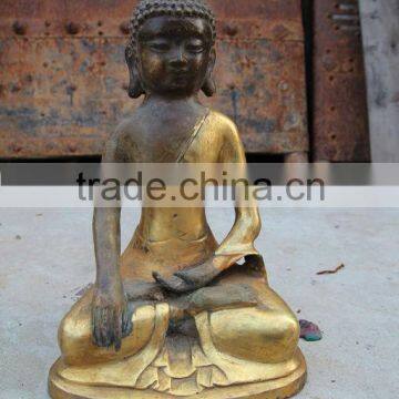 old bronze buddha