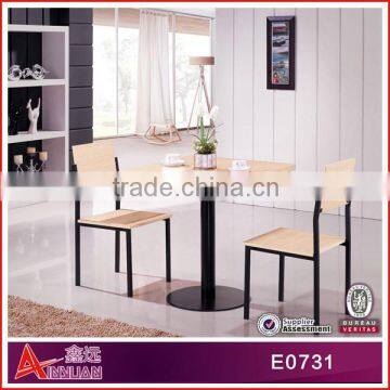 E0731 philippine dining table set/dining room furniture/hideaway table and chair