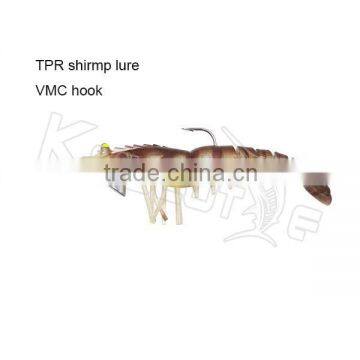 CHS007 wholesale shrimp soft fishing lure prawn bait for cuttle fish