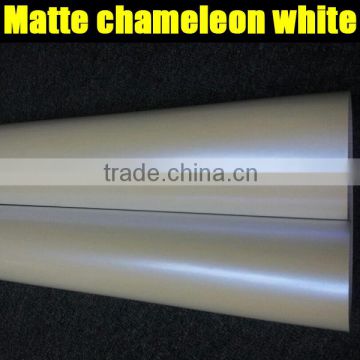 Hot Selling white matte pearl chameleon car wrap film