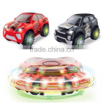 360 Rotating Plastic Battery Operated Toy Car for Kids photo-3