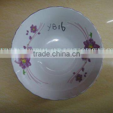 wholesale ceramic plate porcelain soup plate