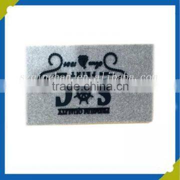 custom 3D heat transfer print label reflector silicone patch for garment, bags puller