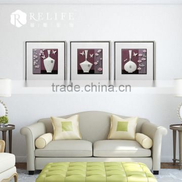 art work PS line Frame with hanging wall mount frame