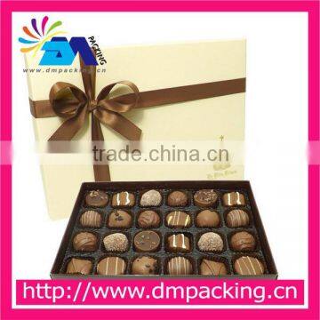 promotional 24 truffle chocolate box mooncake box