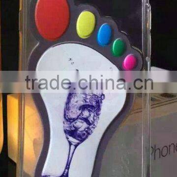 Soft Phone Cover Tpu Phone Case for Samsung Galaxy G850 Case With Foot Pattern Design photo-3