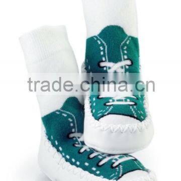 Customized Cute Comfortable Jacquard Baby Sock Silicone Bottom rubber bottom baby socks baby sock shoes autumn baby shoes