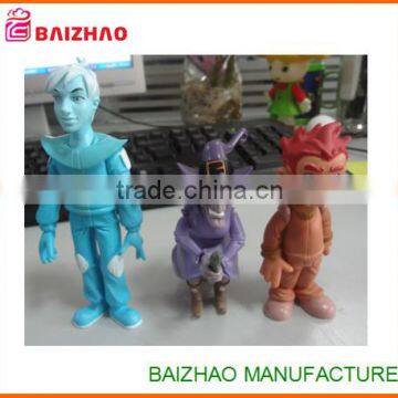 whosale new design cheap plastic mini figurines / cartoon doll toy/making vinyl toy figure