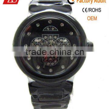 2012 black ceramic top grade fashion watch