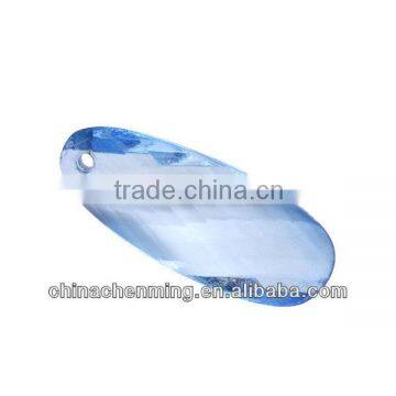 transparent acrylic oval teardrop beads