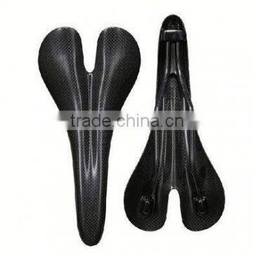 Weight light new product 2014 hot road bicycle or mountain bike carbon fiber saddle child bike seat