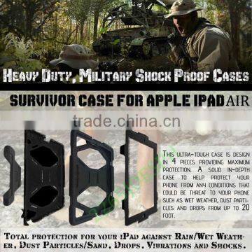 Military Builder Workman Heavy Duty Case, Shock Proof Touch Screen Case Cover For Ipad Air photo-2