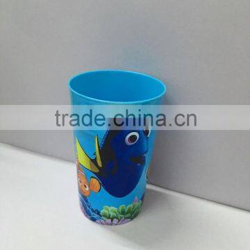 cartoons customized logo plastic cup