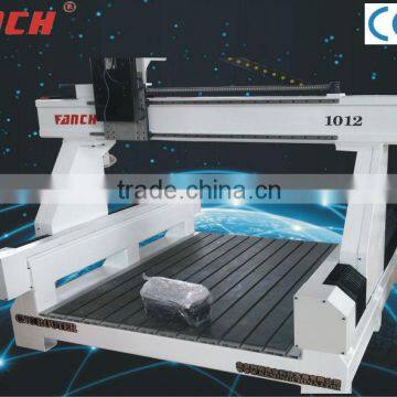 600MM Z axis Gantry moving cnc router /AC servo /HSD spindle /dust proof/Taiwan square rails/ Taiwan high accuracy ball screw