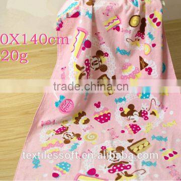 2016 Hot Sale Cotton Custom Cartoon Animal Printed Beach Towel photo-3