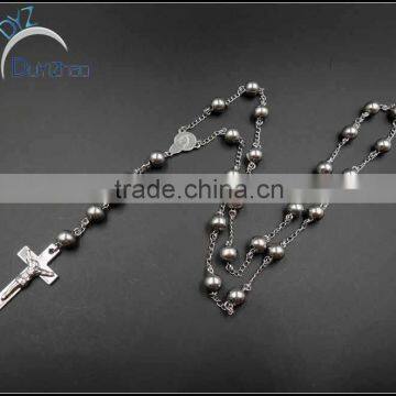 Fashion Wholesale Stainless Steel Religious Bead Rosary Jewelry