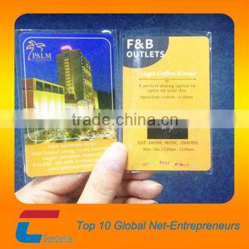 chuangxinjia hotel room card , 13.56MHz hf rfid nfc business card