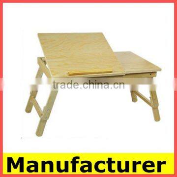 Hot sale morden wooden laptop table bed computer desk