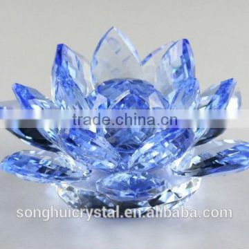 wedding gift colorful 3d beautiful crystal lotus