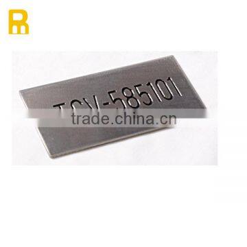 2014 hot sell custom information plates tag