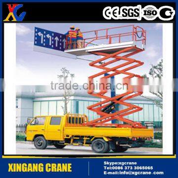 CE Approved Vehicular Mounted Hydraulic Scissor Lifting Platform